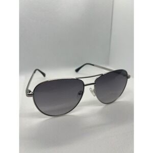 Guess Aviator Sunglasses Gunmetal Gray‎ Frame Rhinestone Accents GF6157